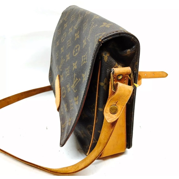 LOUIS VUITTON Cartouchiere GM Monogram Crossbody Shoulder Bag Authentic SL0941 - Picture 3 of 16